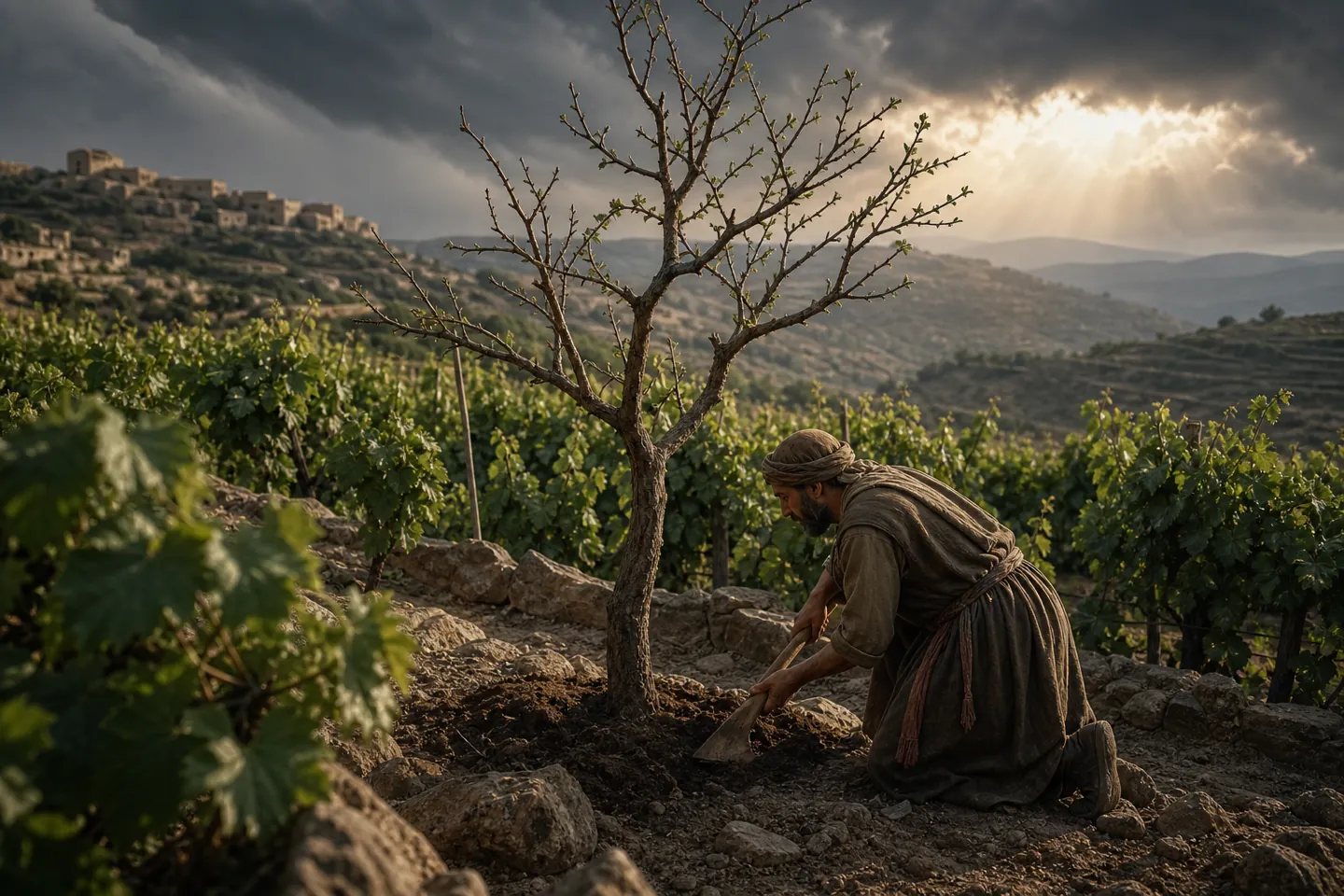 Why Jesus taught in parables: the barren fig tree in the vineyard, a parable that was also a prophecy